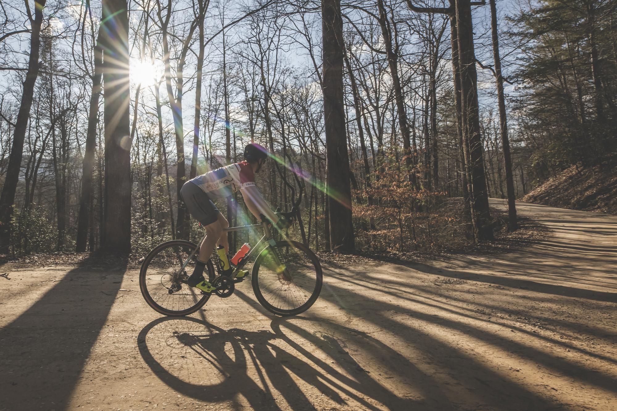 Gravel cycling in the Pisgah National Forest