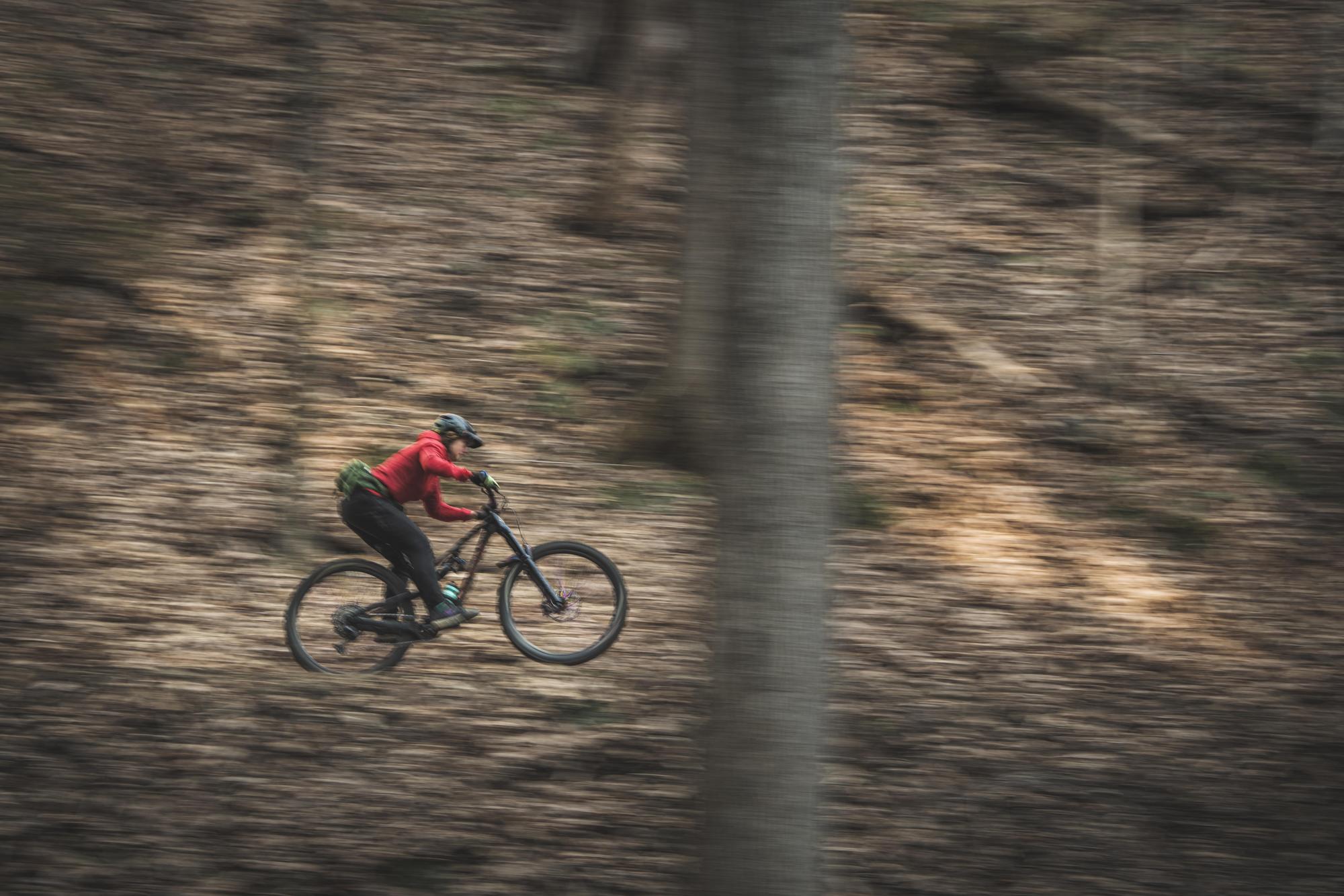 Mountain biking in the Pisgah National Forest